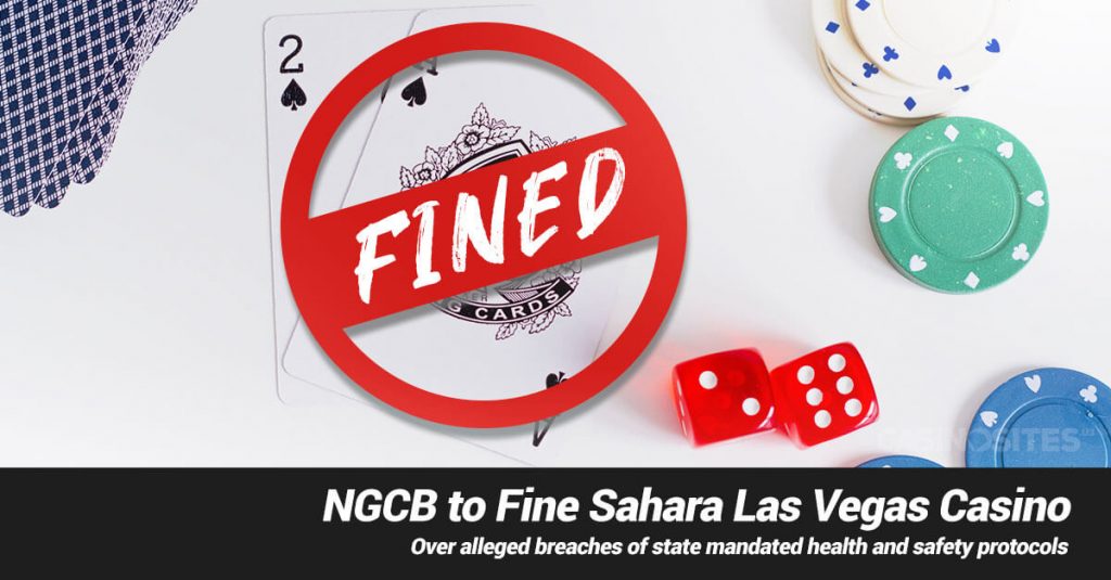 NGCB to Fine Sahara Las Vegas