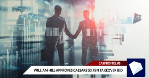 William Hill Approves Caesars $3.7bn Takeover Bid by Caesars