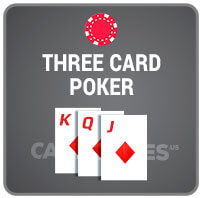 3 card Casino Poker Icon