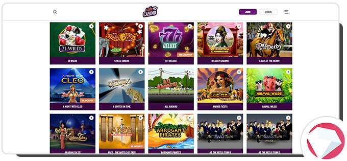 Cafe Casino slots games