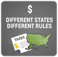 Different States have Different Tax Rules Icon