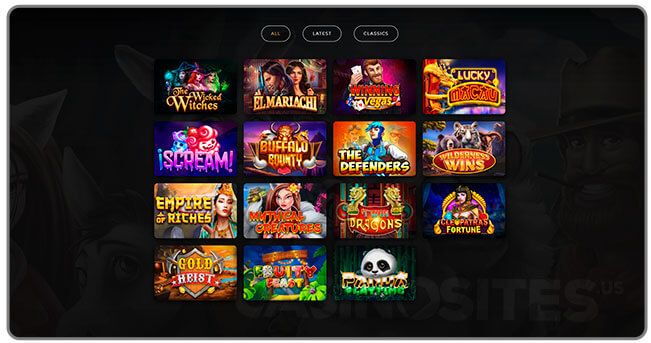 Image of Dragon Gaming's Slot Games