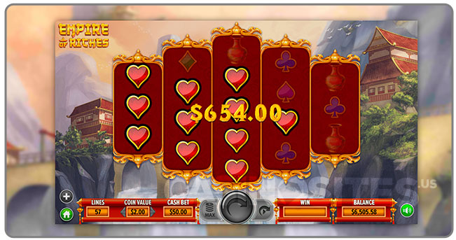 Image Dragon Gaming Slots Game Empire of Riches Win