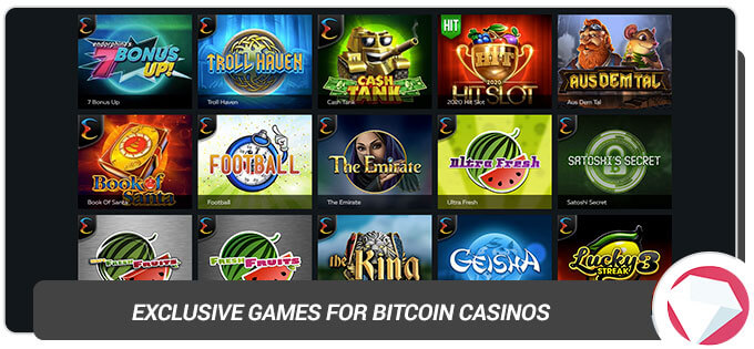 exclusive bitcoin games