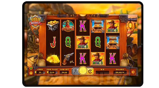 Image of Gold Heist Dragon Gaming Slots Game