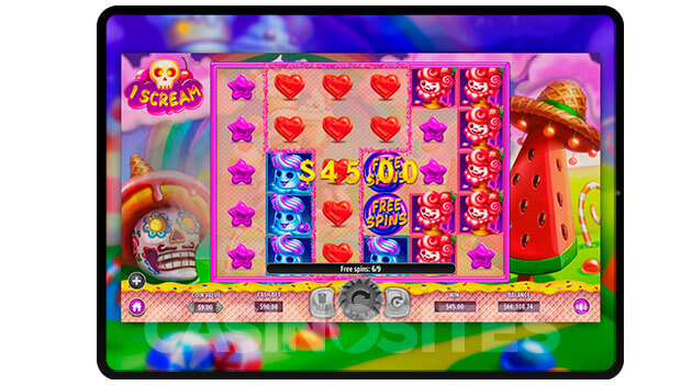 I Scream Slot Game by Dragon Gaming