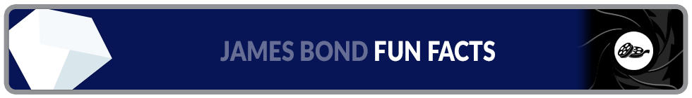 James Bond Fun Facts Banner