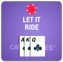 Let It Ride Casino Poker Icon
