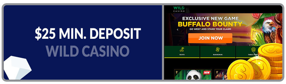 Image of Minimum Deposit Casino Wild Casino