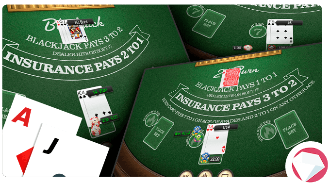 Online blackjack for real money game types