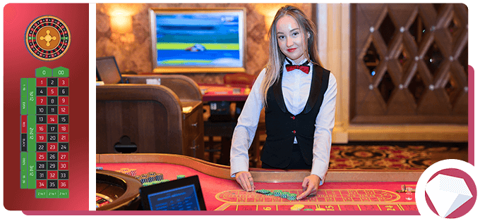 Online Live Dealer Roulette Female Dealer
