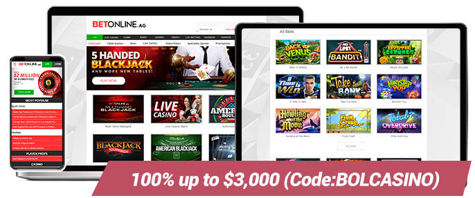 Real Money Casinos BetOnline Casino