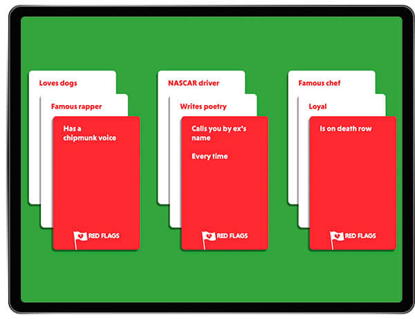 Red Flags Adult Card Game