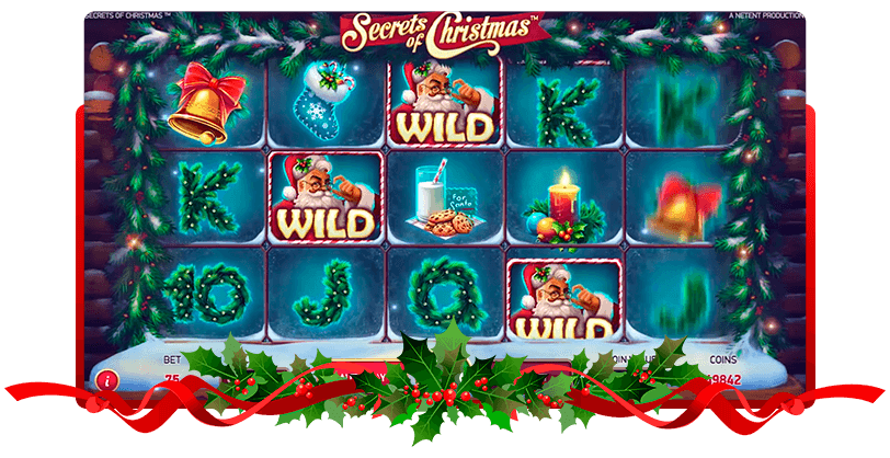 Secrets of Christmas Slots NetEnt Screen