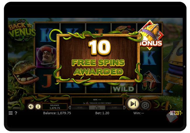 Venus Free Spins