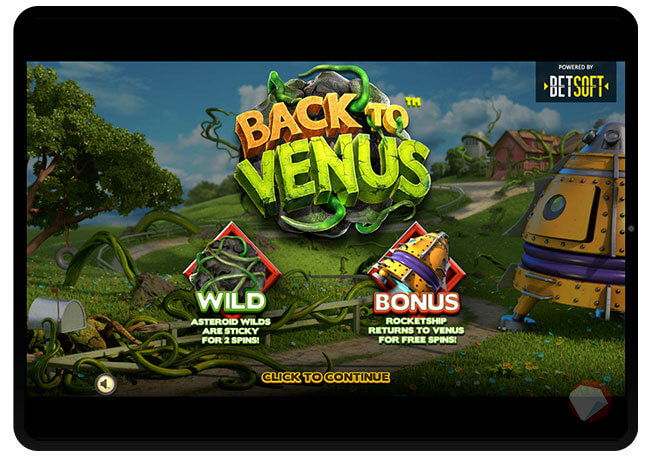 Back to Venus slots review