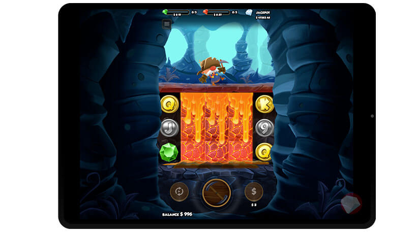 Slots review gold rush gus lava vein