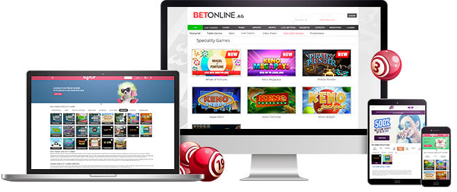 start online keno casino