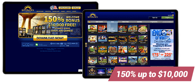 Sun Palace Casino Welcome Bonus