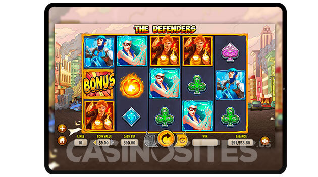 Image of The Defenders Slot Game