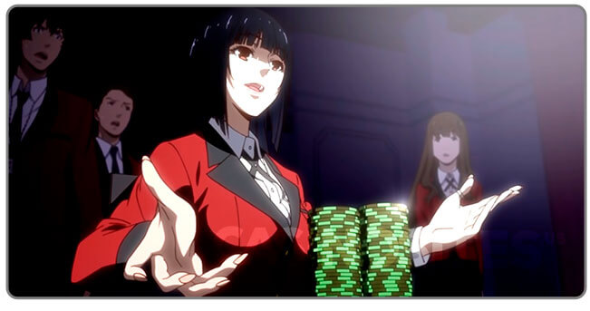 Image of Kakegurui - compulsive gambler with poker chips