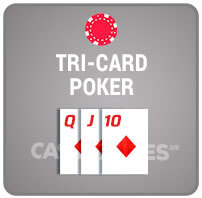 Tri-Card Poker Casino Poker Icon