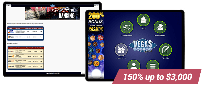 Vegas Casino Online Mobile Banking