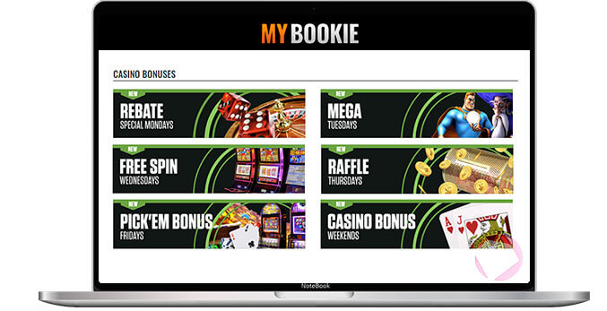 MyBookie Casino Weekly Promotions