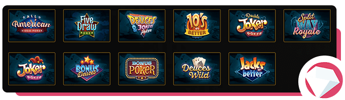 Video Poker Selection