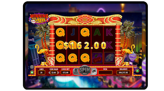 Image of Winning Vegas Slots Game by Dragon Gaming