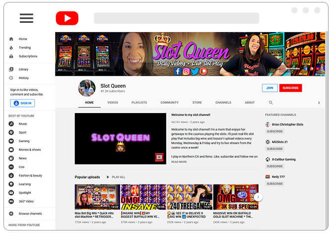 Image of Slots Queen Youtube